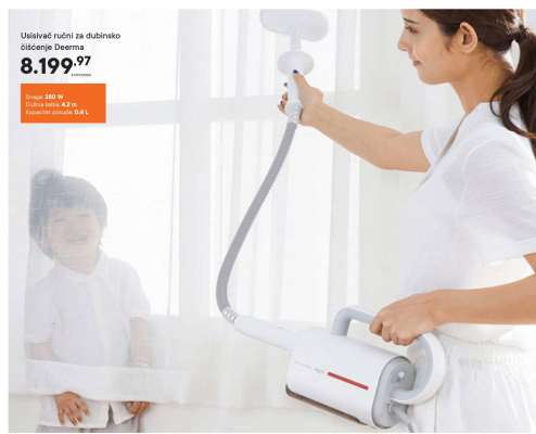 Usisivač ručni za dubinsko čišćenje Deerma