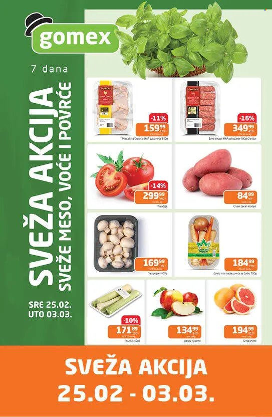 Gomex katalog - 25.02.2026 - 03.03.2026. Stranica 1