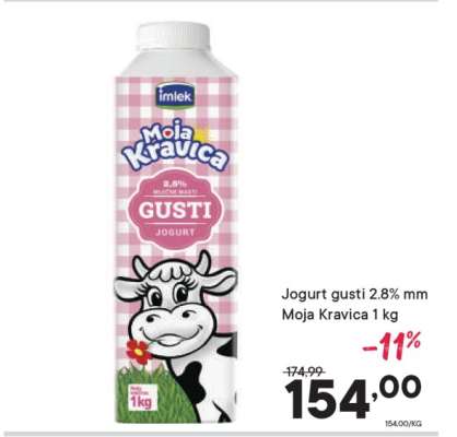 Jogurt gusti 2.8%mm