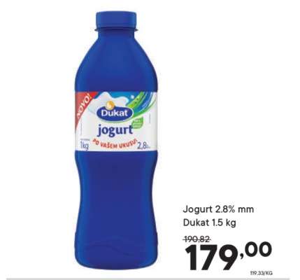 Jogurt 2,8%mm