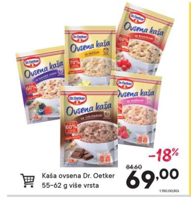 Kaša ovsena Dr. Oetker