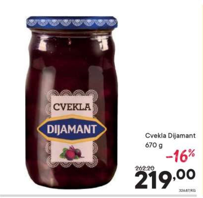 Cvekla Dijamant