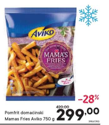 Mamas Fries Aviko 750 g