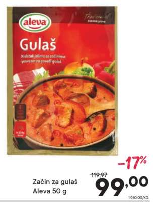 Začin za gulaš Aleva 50 g