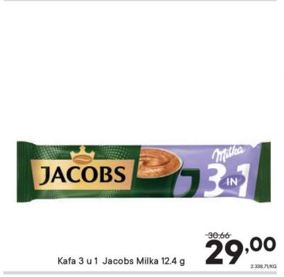 Kafa 3 u 1 Jacobs Milka 12.4 g