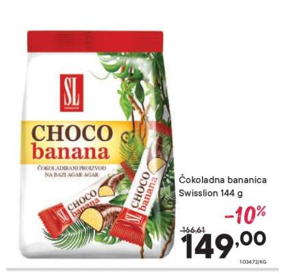 ČOKOLADNA BANANICA