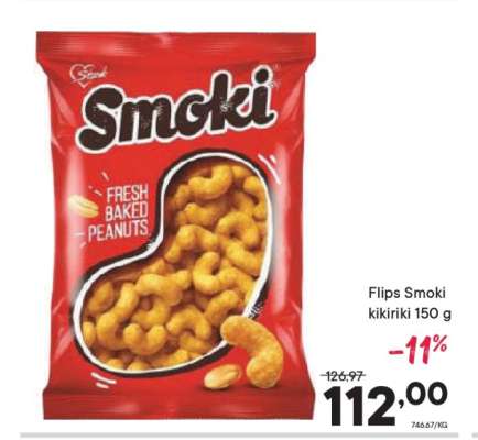 Flips Smoki kikiriki 150 g