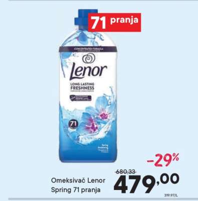 Omekšivač Lenor Spring 71 pranja