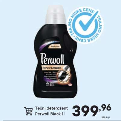 Tečni deterdžent Perwoll Black 1l