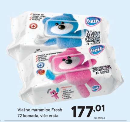 Vlažne maramice Fresh