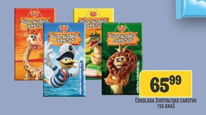 ČOKOLADA ŽIVOTINJSKO CARSTVO