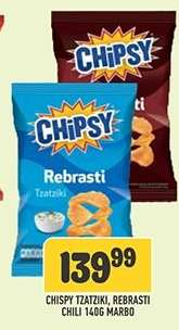 Chipsy Tzatziki, Rebrasti Chili 140g Marbo