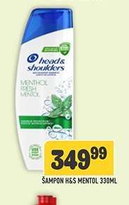 Šampon H&S Mentol 330ml