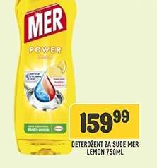 Deterdžent za suđe Mer Lemon 750ml