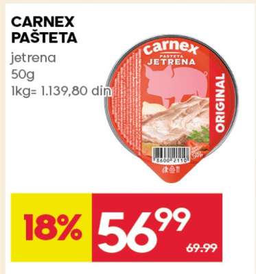 CARNEX PAŠTETA