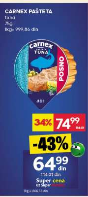 CARNEX PAŠTETA