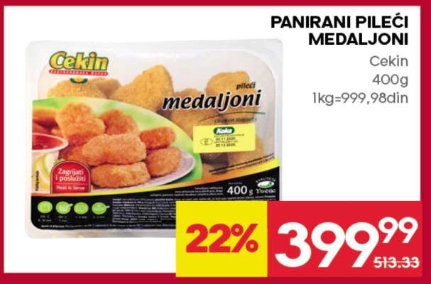 PANIRANI PILEĆI MEDALJONI