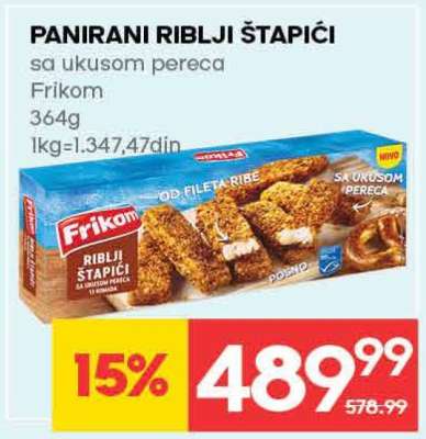 Panirani riblji štapići