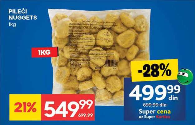 PILEĆI NUGGETS 1kg