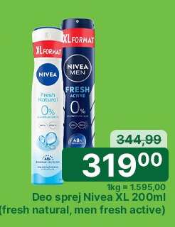 Deo sprej Nivea XL 200ml