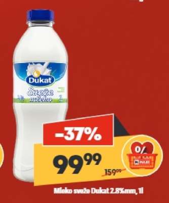 Mleko sveže Dukat 2.8%mm, 1l