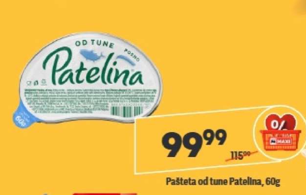 Pašteta od tune Patellina, 60g