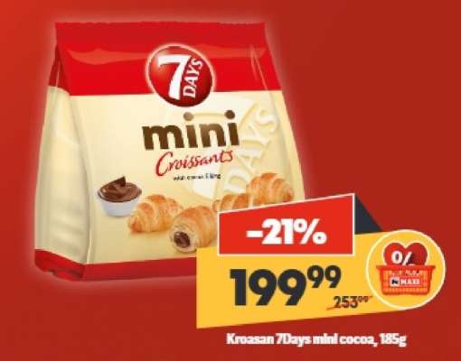 Kroasan 7Days mini cocoa 185g