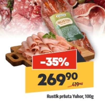 Rustik pršuta Yuhor 100g