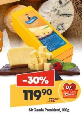 Sýr Gouda President, 100g