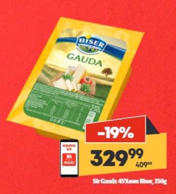 Sir Gauda 45%mm Biser, 250g