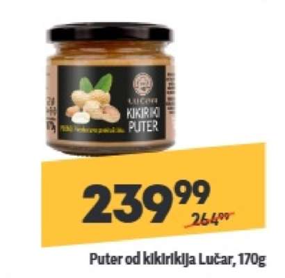 Puter od kikirikija Lucar 170g