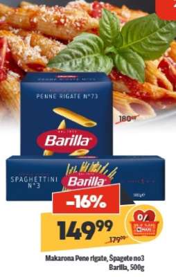 Makarona Pene rigate, špagete no3 Barilla, 500g