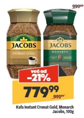 Kafa instant Cronat Gold Monarch Jacobs 100g