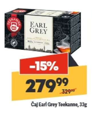 Čaj Earl Grey Teekanne, 33g