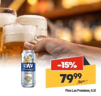 Pivo Lav Premium 0.5l