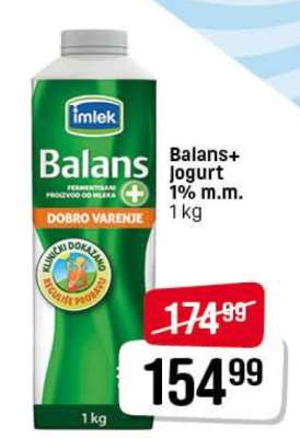 Balans+ jogurt 1% m.m.