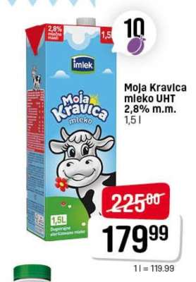 Moja Kravica mleko UHT 2,8 % m.m.