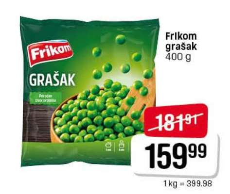 Frikom grašak