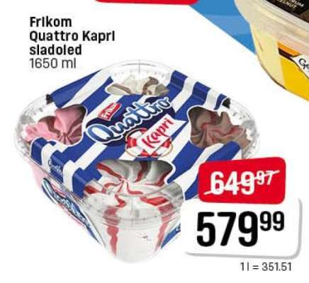 Frikom Quattro Kapri Sladoled