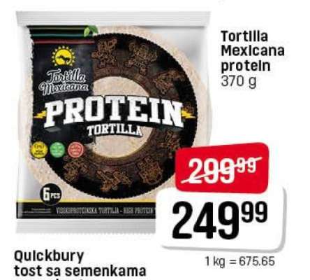 Tortilla Mexicana protein