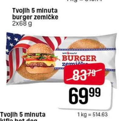 Tvojih 5 minuta burger zemljice