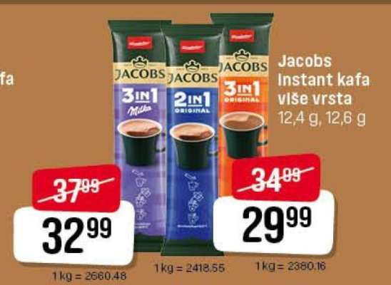 Jacobs Instant kava više vrsta