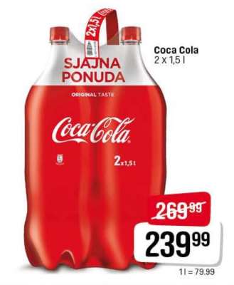 Coca Cola 2 x 1,5 l