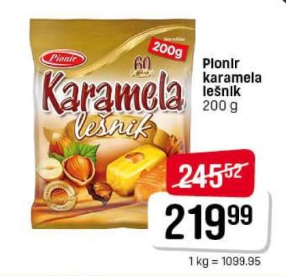 Pionir karamela lešnik