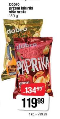 Dobro prženi kikiriki više vrsta