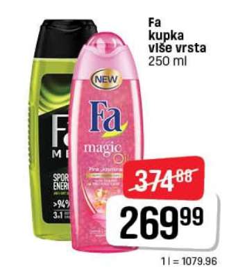 Fa kupka više vrsta