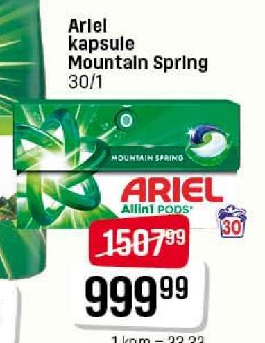 Ariel kapsule Mountain Spring 30/1