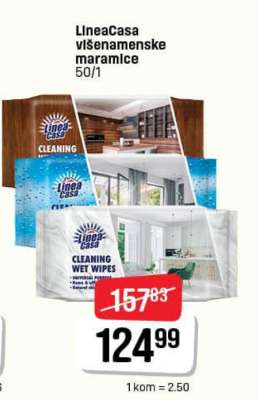 LineaCasa vlšenamenske maramice