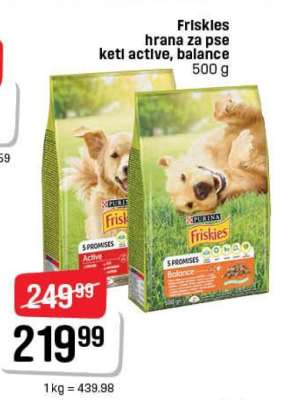 Friskies hrana za pse ketl active, balance