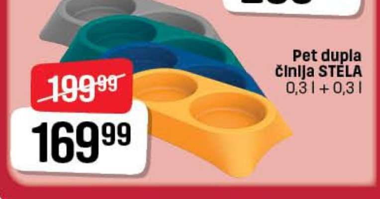 Pet dupla činija STELA